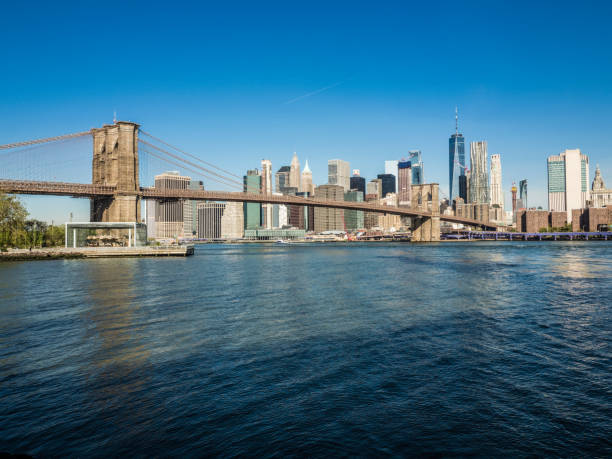 istock Brooklyn Bridge And Manhattan At Sunny Day 1162436330