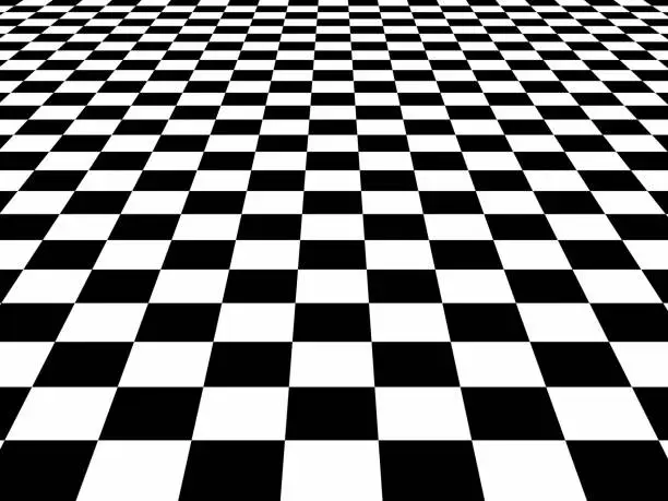 Photo of checkered floor