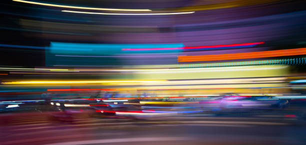 istock Traffic in Taipei, just after sunset, blurred motion 1162438919