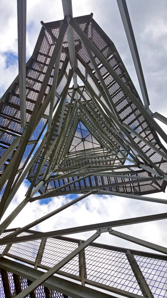 istock Triangle construction of observation tower 1162439670
