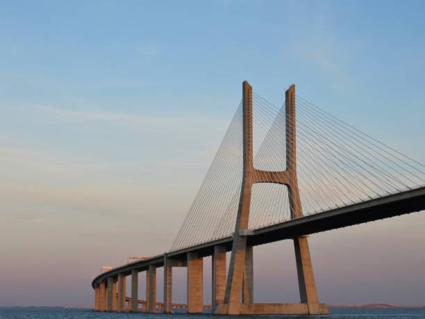 istock Vasco da Gama bridge over Tagus River: Lisbon, Portugal 1162440972