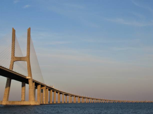 istock Vasco da Gama bridge over Tagus River: Lisbon, Portugal 1162440973