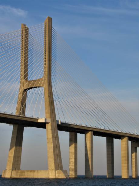istock Vasco da Gama bridge over Tagus River: Lisbon, Portugal 1162440979