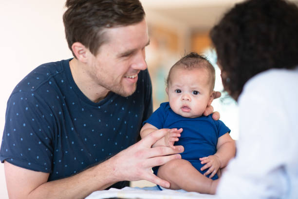 istock Doctor gives baby a checkup 1162453230