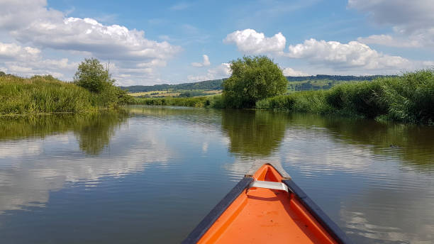 istock Canoeing on the River Avon at Eckington Worcestershire 1162454684