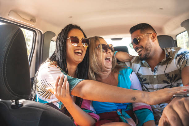istock Friends laughing on the road trip 1162455465
