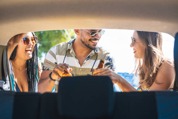 istock Friends drinking beer and enjoying holidays 1162456524