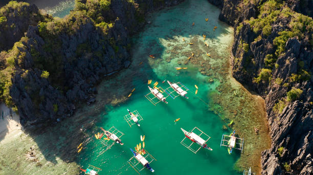 istock Tropical seawater lagoon, Philippines, El Nido 1162461254