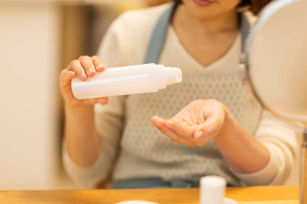 istock Woman who cares for skin 1162461369