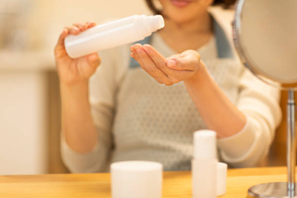 istock Woman who cares for skin 1162461370