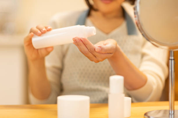 istock Woman who cares for skin 1162461373