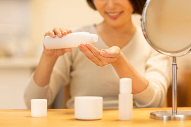 istock Woman who cares for skin 1162461389