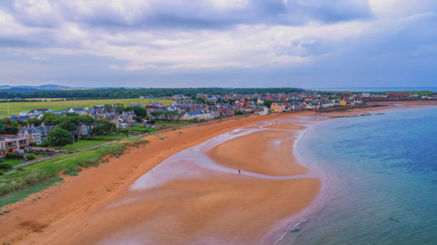 istock Elie beach Earlsferry Scotland at sunset 1162461440
