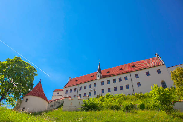 Benedictine monastery of St. Mang Benedictine monastery of St. Mang in Fussen town st mang stock pictures, royalty-free photos & images