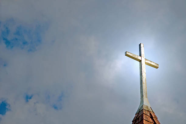 istock Easter Morning and Highlighted Cross 116246860