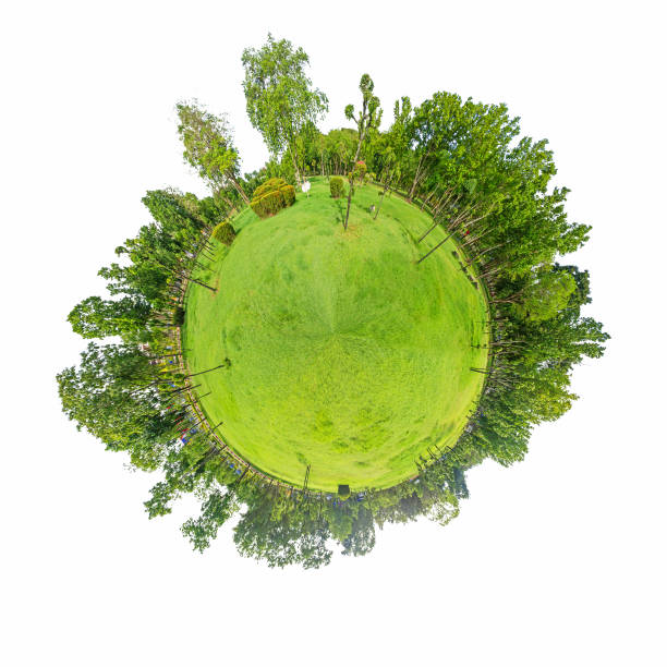 istock 360 Panorama of public park with Clipping path inside 1162469936