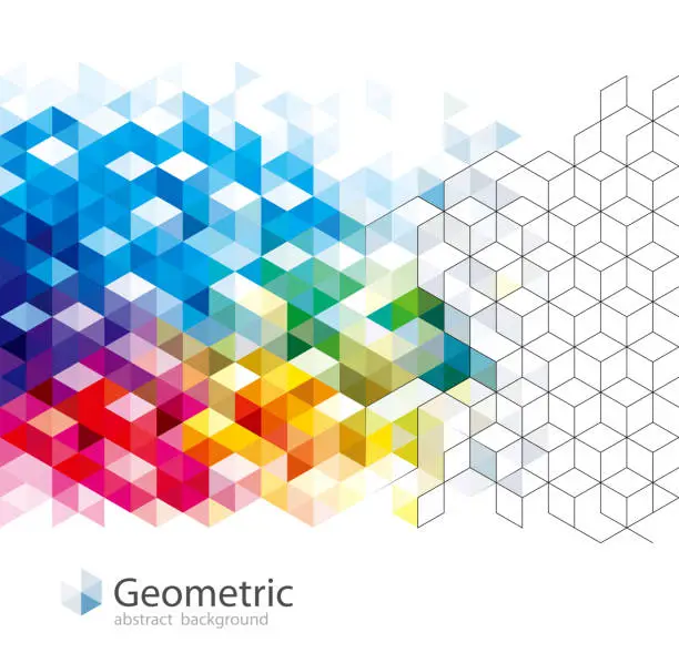 Vector illustration of Geometric Pattern Abstract Backgrounds.