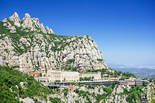 The monastery of Montserrat in Spain.