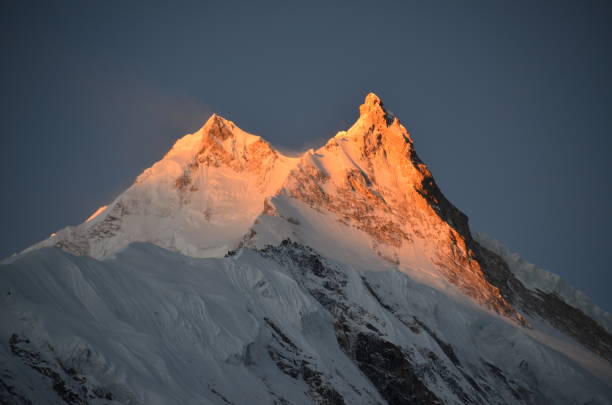 istock Sunrise at Manaslu in Nepal 1162478157