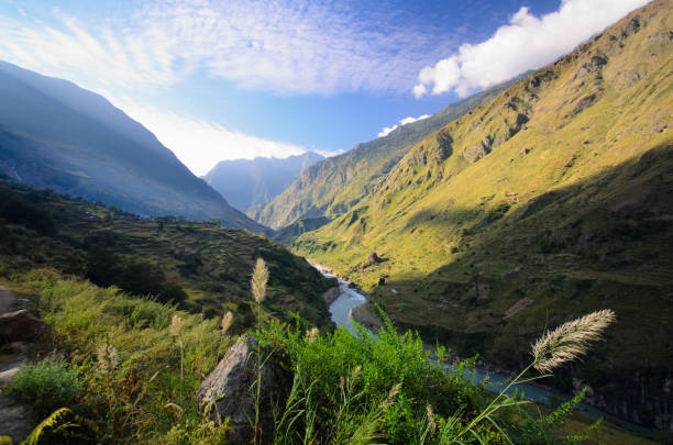 istock Nepal - Manaslu circuit - lower valley 1162478173