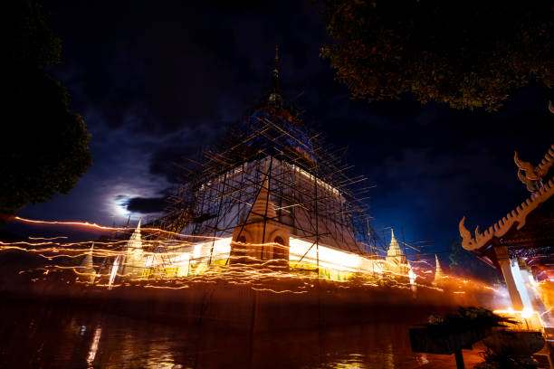 istock Viennese tradition, light the candle in Buddhist beliefs 1162481003