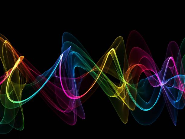 istock Abstract rainbow light wave futuristic background 1162485479