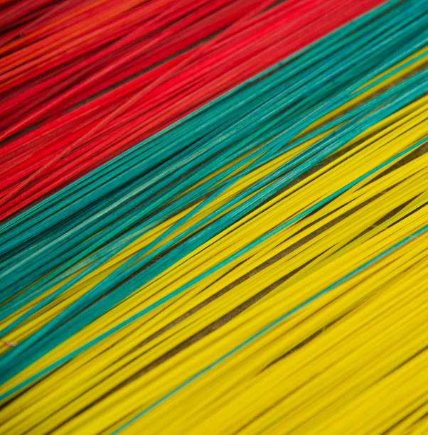 istock Colourful bamboo sticks isolated unique photo 1162486431