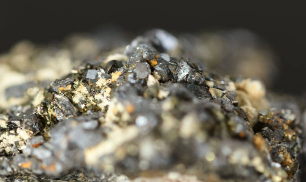 istock Raw natural mineral,pyrite and galena 1162486497