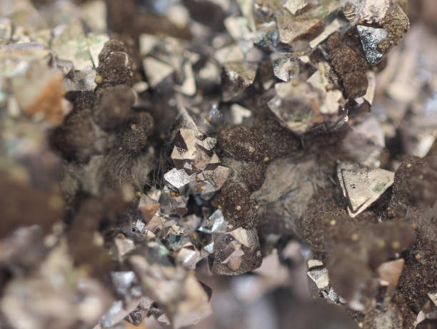 istock Natural raw mineral,in its structure has many small flat surfaces 1162486620