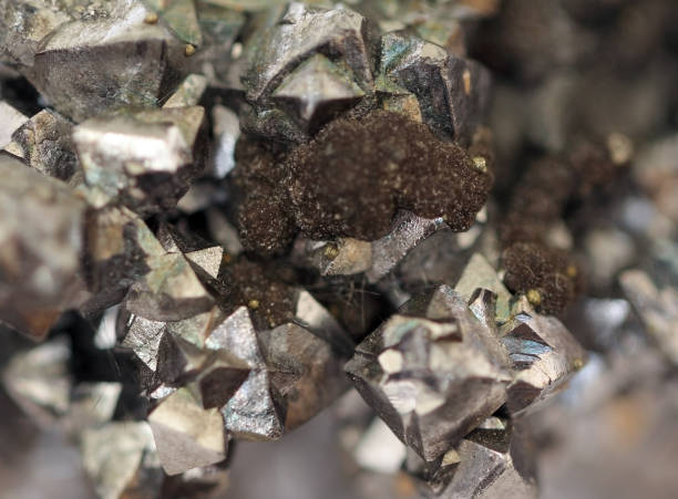 istock Natural raw mineral,in its structure has many small flat surfaces 1162486621
