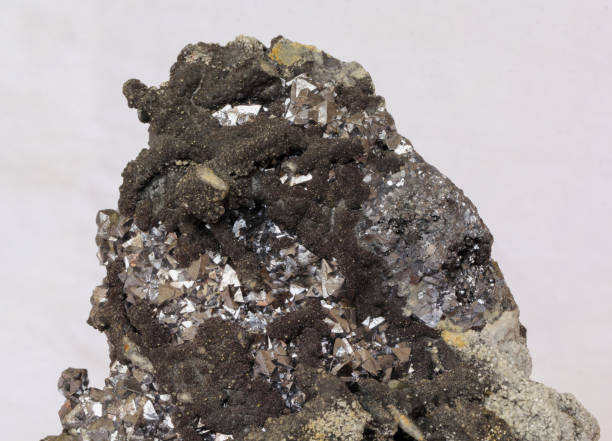 istock Natural raw mineral,in its structure has many small flat surfaces 1162486649