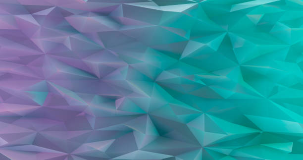 istock 3d rendering. Abstract background of colorful triangles or polygons. Graphic illustration for your business. 1162486678