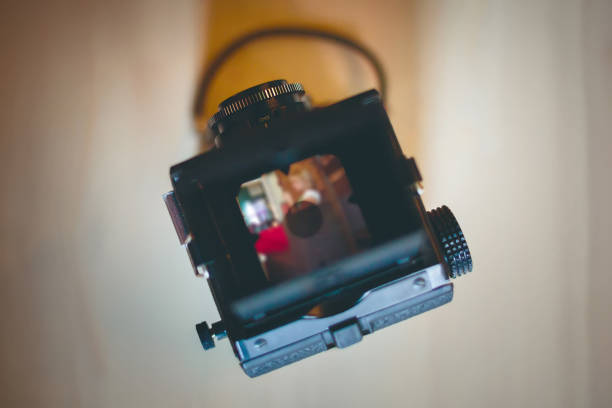 istock Close up of retro film camera 1162491439