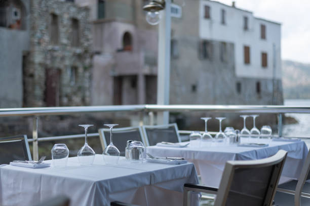 istock Fine dining over the sea 1162491560