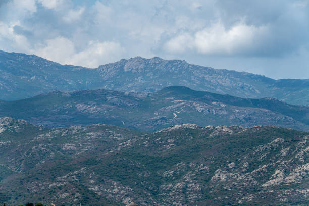 From the foremost to the back : Monte Revincu, Capu Castincu and The Tenda Chain
