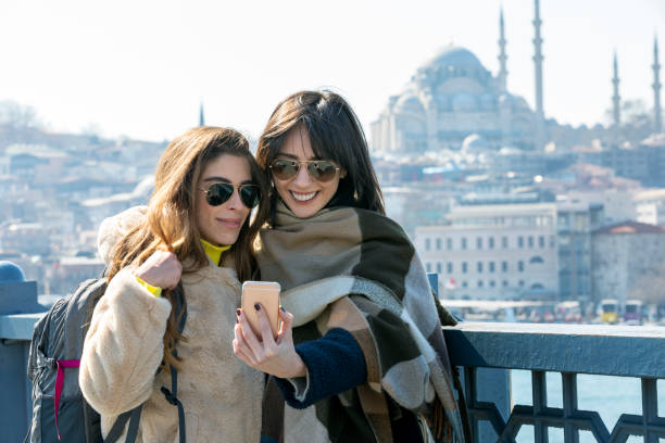 istock Friends in Istanbul taking selfie 1162493444