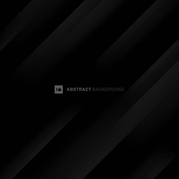 istock Abstract black and gray modern diagonal stripes background. Paper fold crease. You can use for cover design, poster, advertising. 1162493760