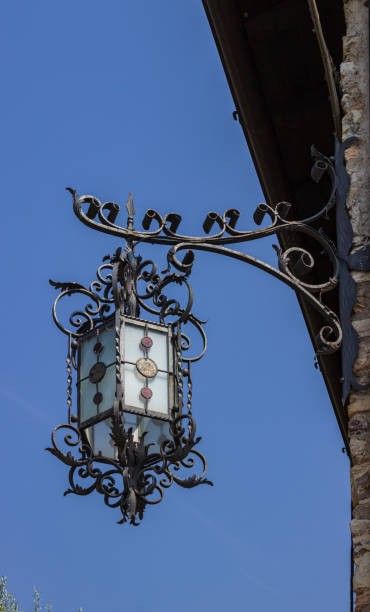 istock An old beautiful street lamp. 1162493795