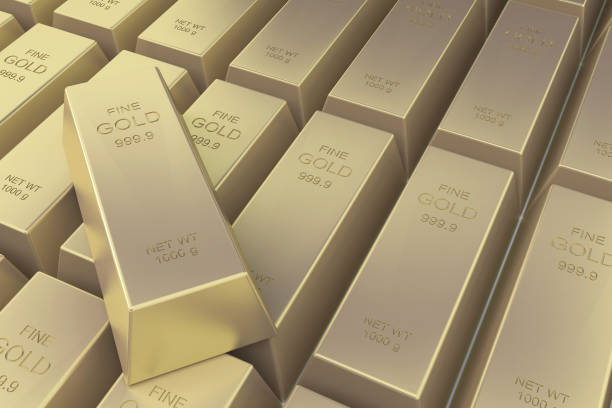 istock gold bar on white background 1162499945
