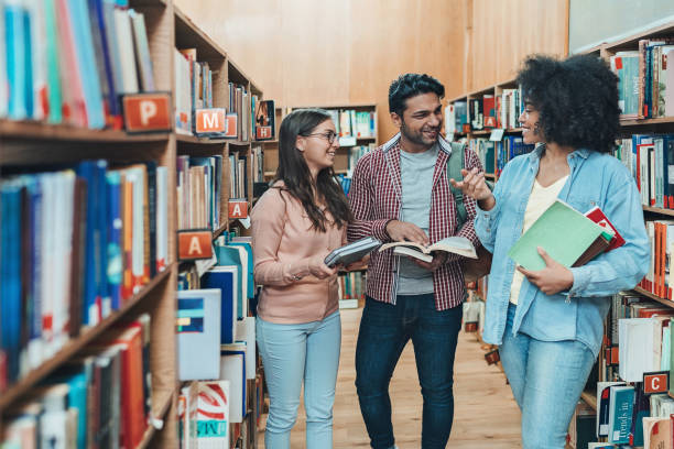 istock Small group of students in the library 1162510330