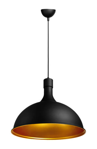 istock isolated suspended ceiling lamp, made of painted metall 1162512780