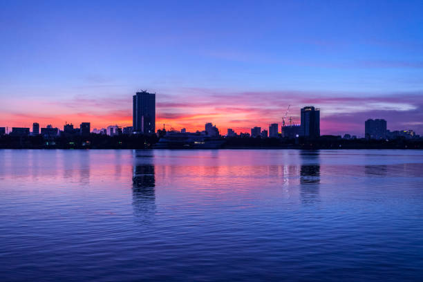 istock Sunrise landscape in Da Nang city 1162513808