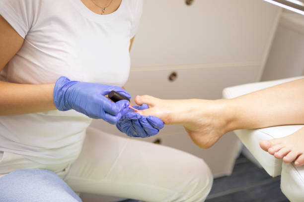istock foot care and beauty treatment 1162519348