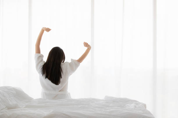 istock Woman on bedroom 1162521252