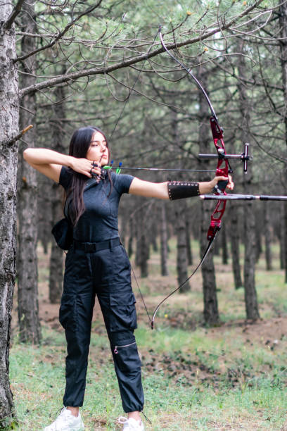 istock A young female Archer arhery 1162521408