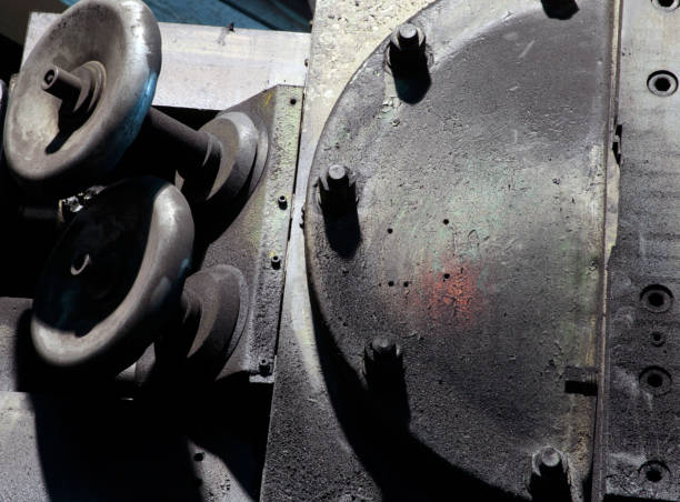 istock Mechanical industry old machinery lathe 1162521953