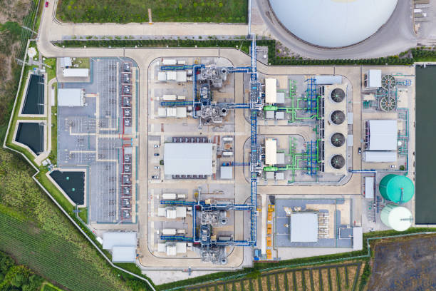 istock Electric power plant substation, Export-oriented manufacturing paper packaging and corrugated industry 1162523455
