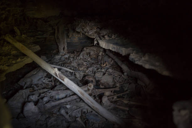 istock Inside tomb at Nekropolis of Anatori, Khevsureti, Georgia 1162524165