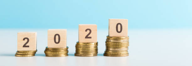 istock Growth of financial results and reducing inflation rate 1162525607