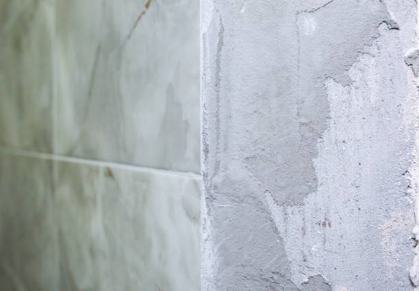 istock Concrete texture of the wall. Renovation works in the flat. 1162525894